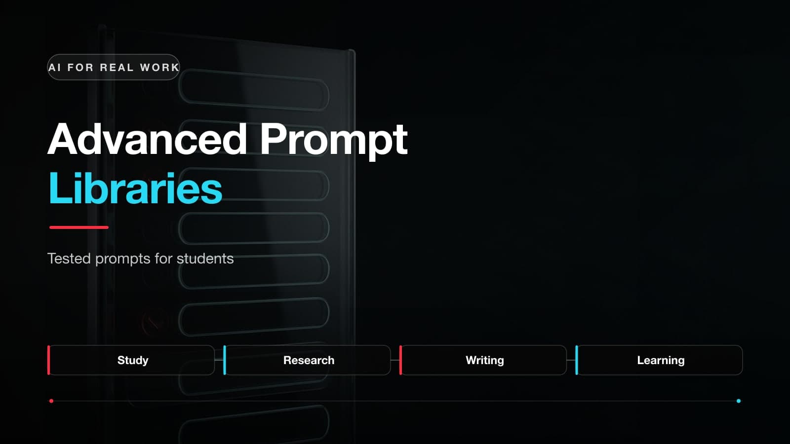 Organized prompt library for student research, writing, and learning tasks